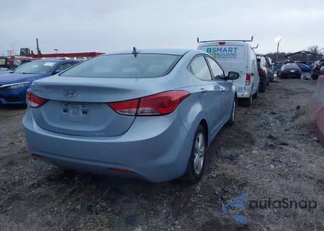 2013 Hyundai Elantra Gls из США, поврежденный, VIN KMHDH4AE2DU765815